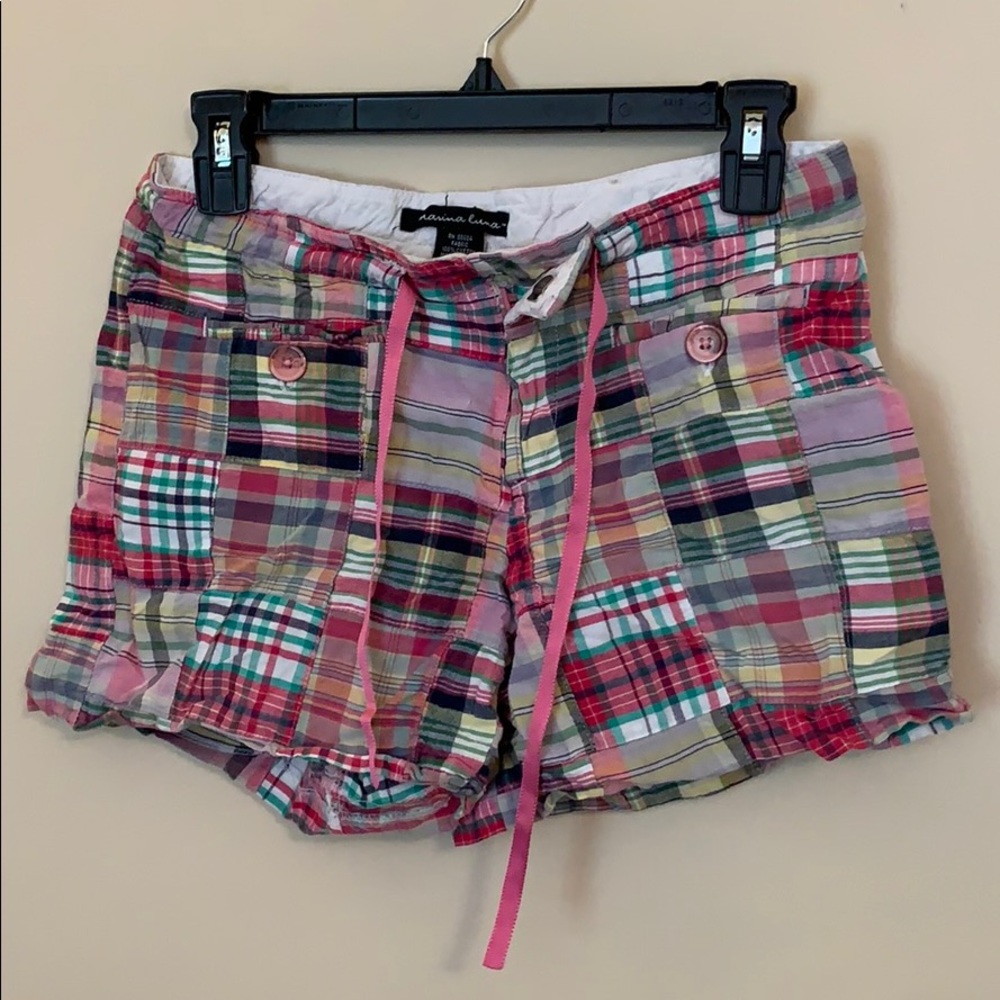 Plaid shorts